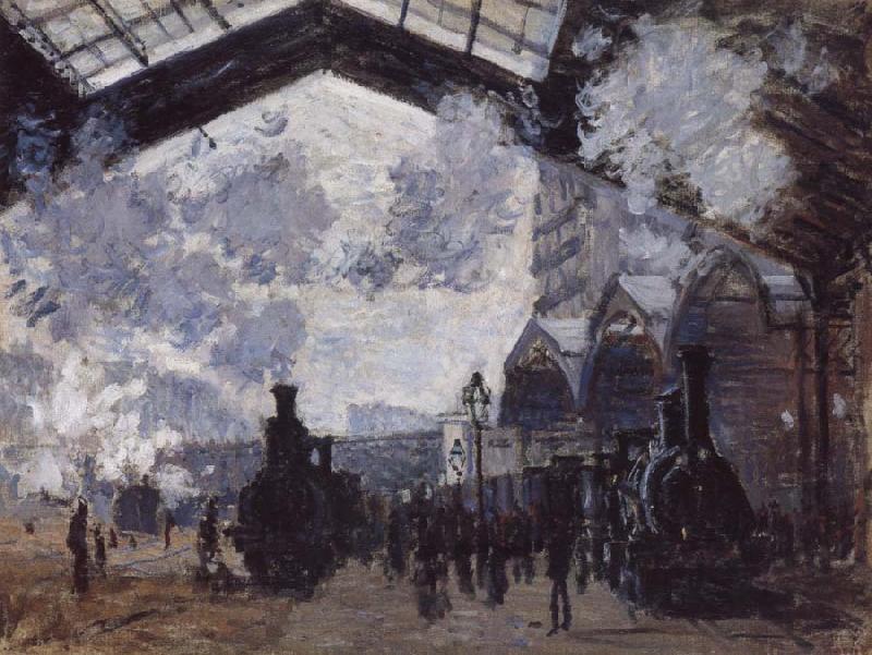 Claude Monet The Gare St Lazare oil painting image